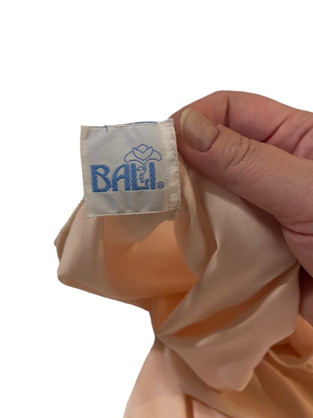 Vintage Bali Slip Skirt Pink Size M Cottagecore Coquette Spring Satin Bohemian - Picture 3 of 12
